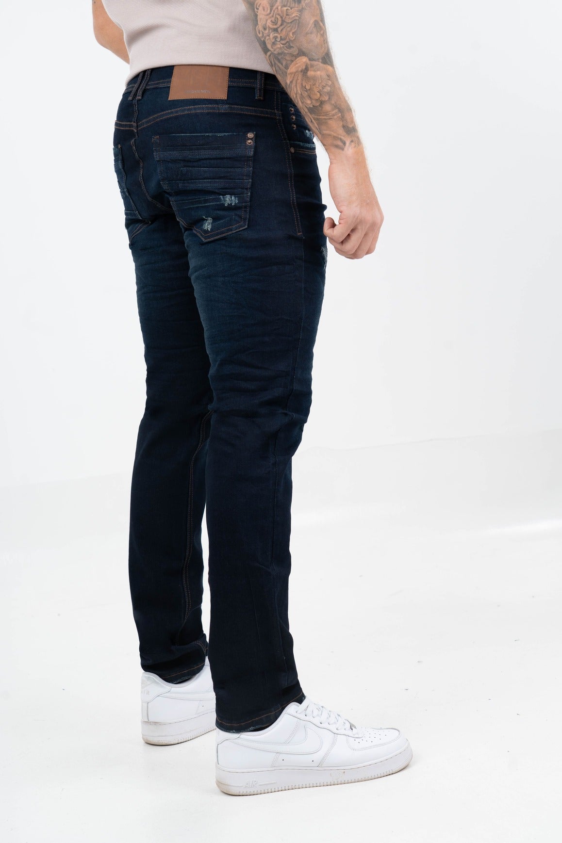 Pantalón Regularfit Azul oscuro-1601