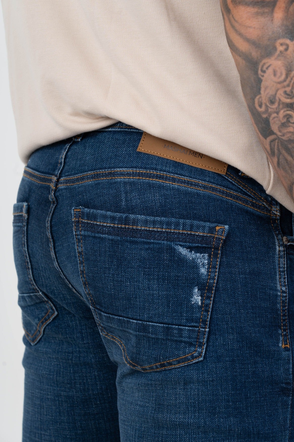 Pantalón Stretch Tono Medio-1618