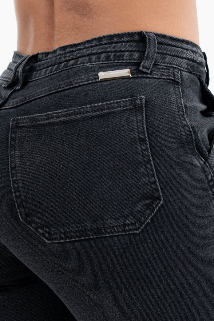 Jean Cargo Negro Humo 5241