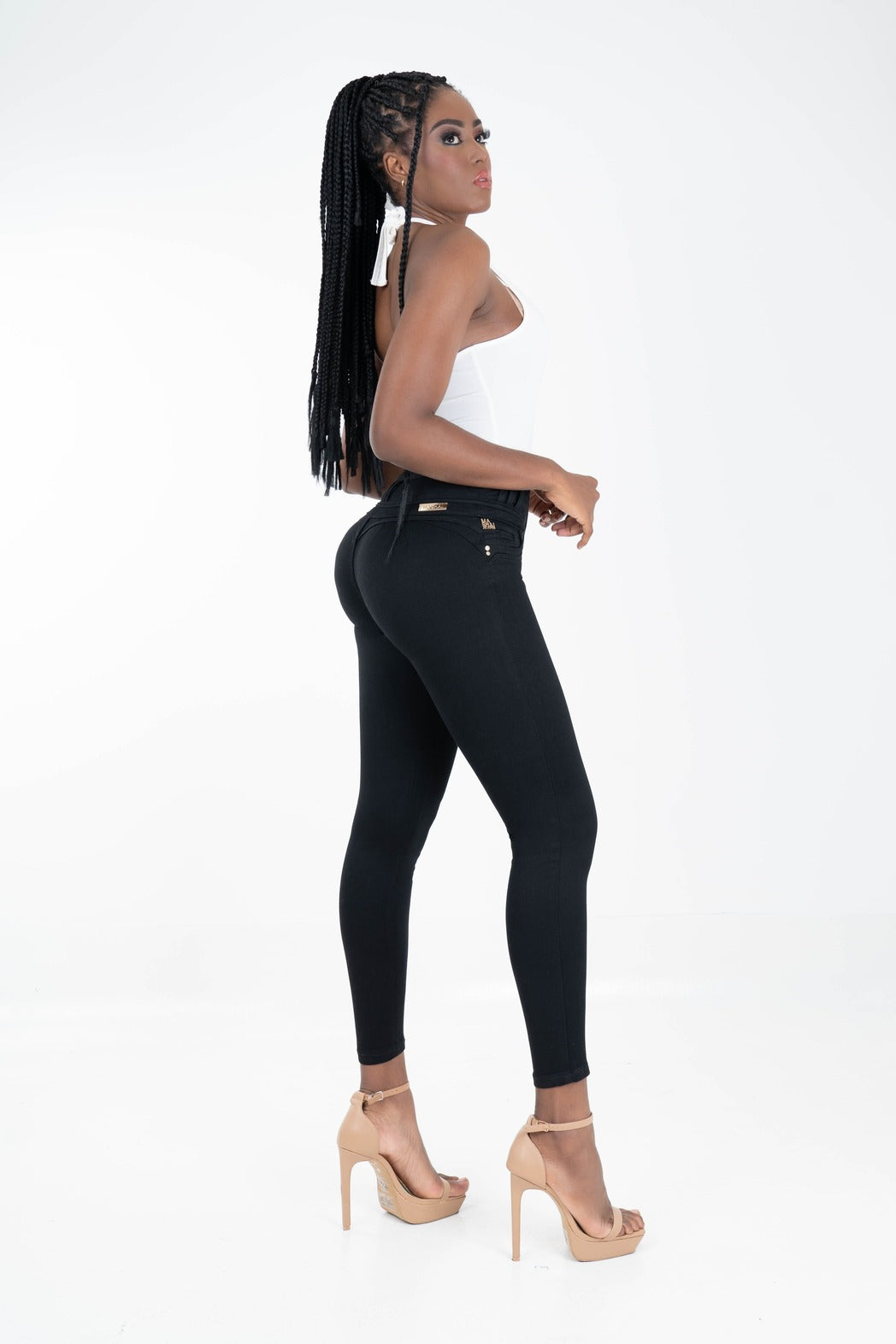 Jean Negro 4 botones -5324