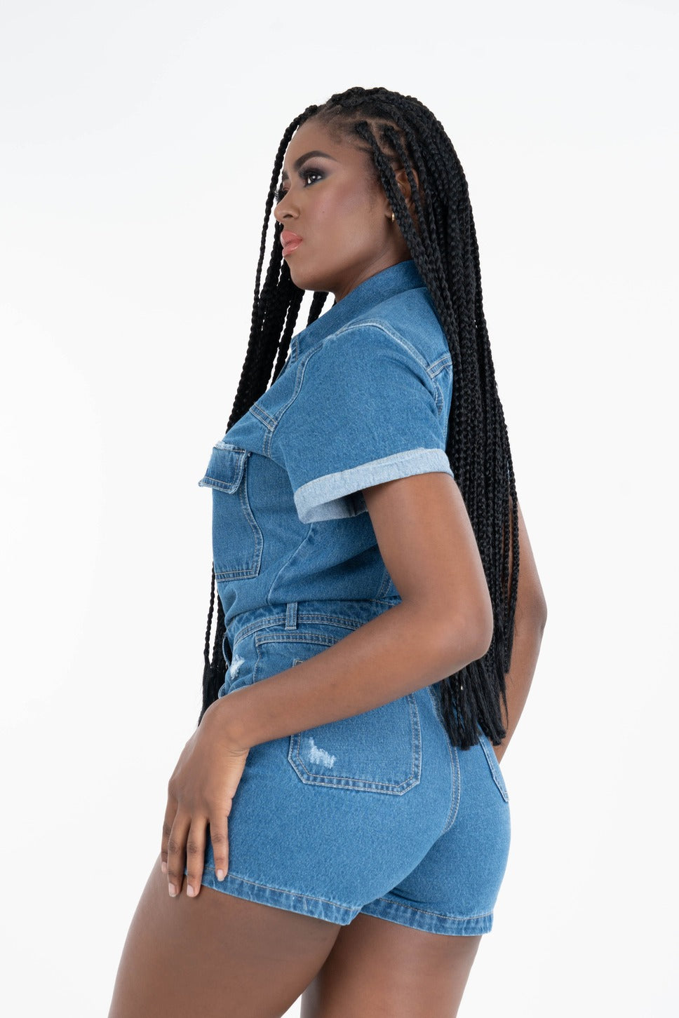 Enterizo de Short Denim 5326