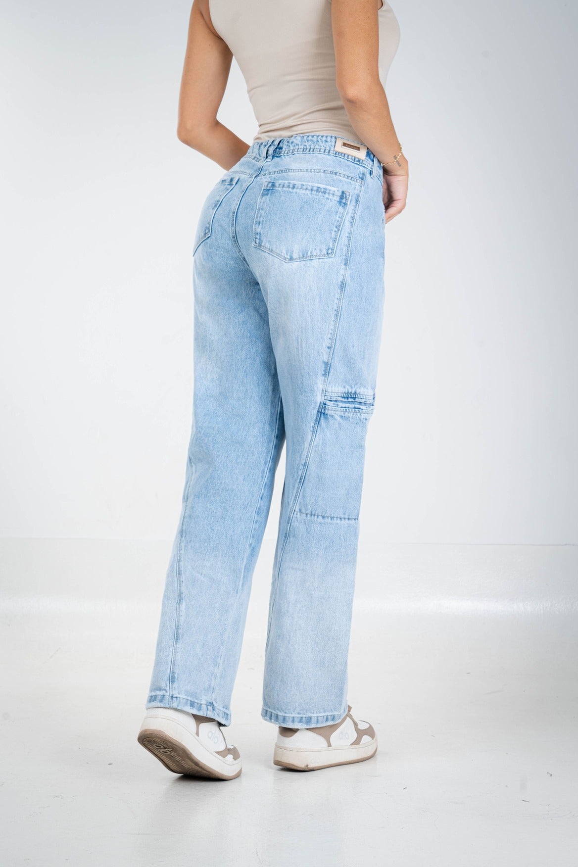 Jean Cargo Denim Estructurado