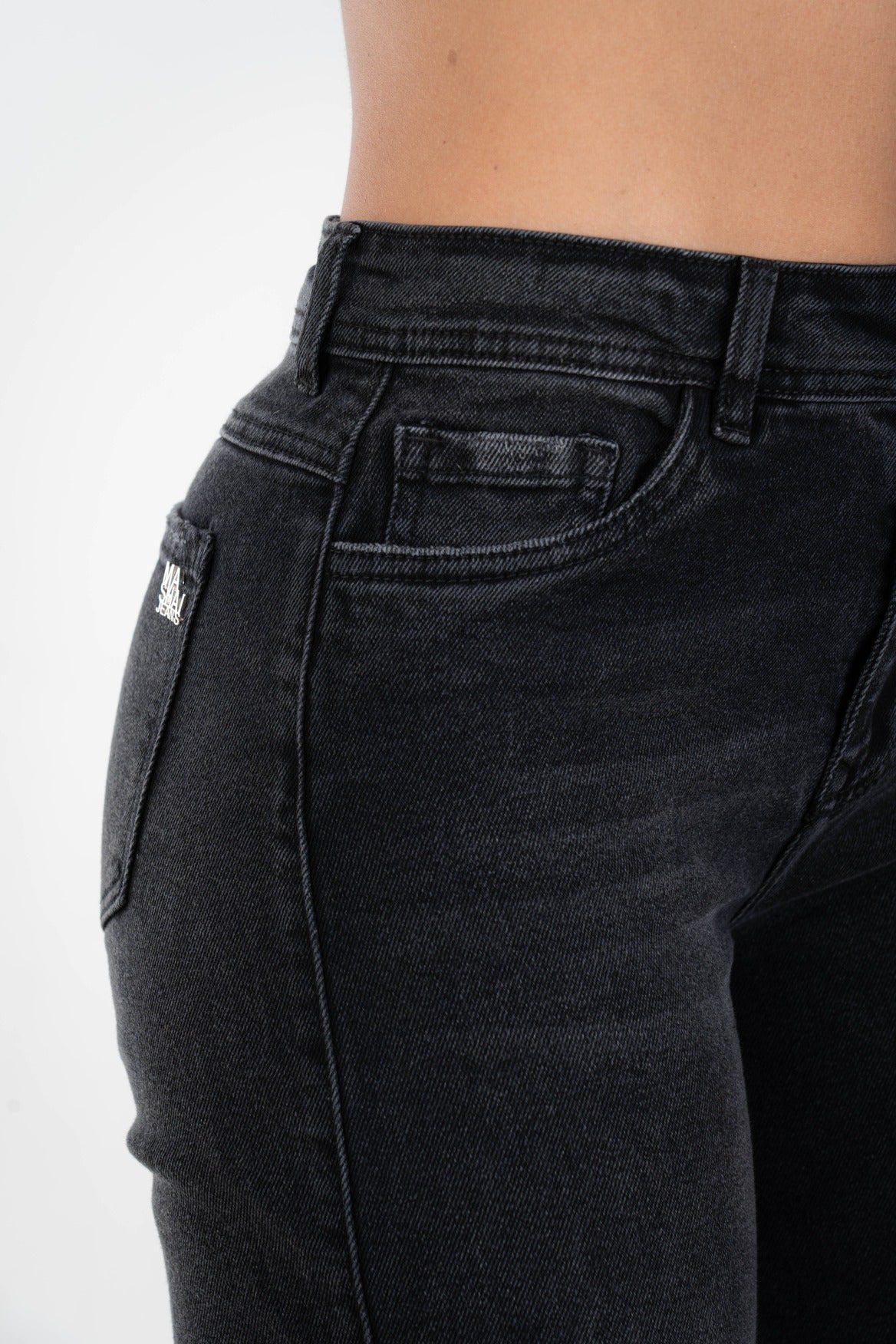 Jean Wide leg Ébano- Stretch