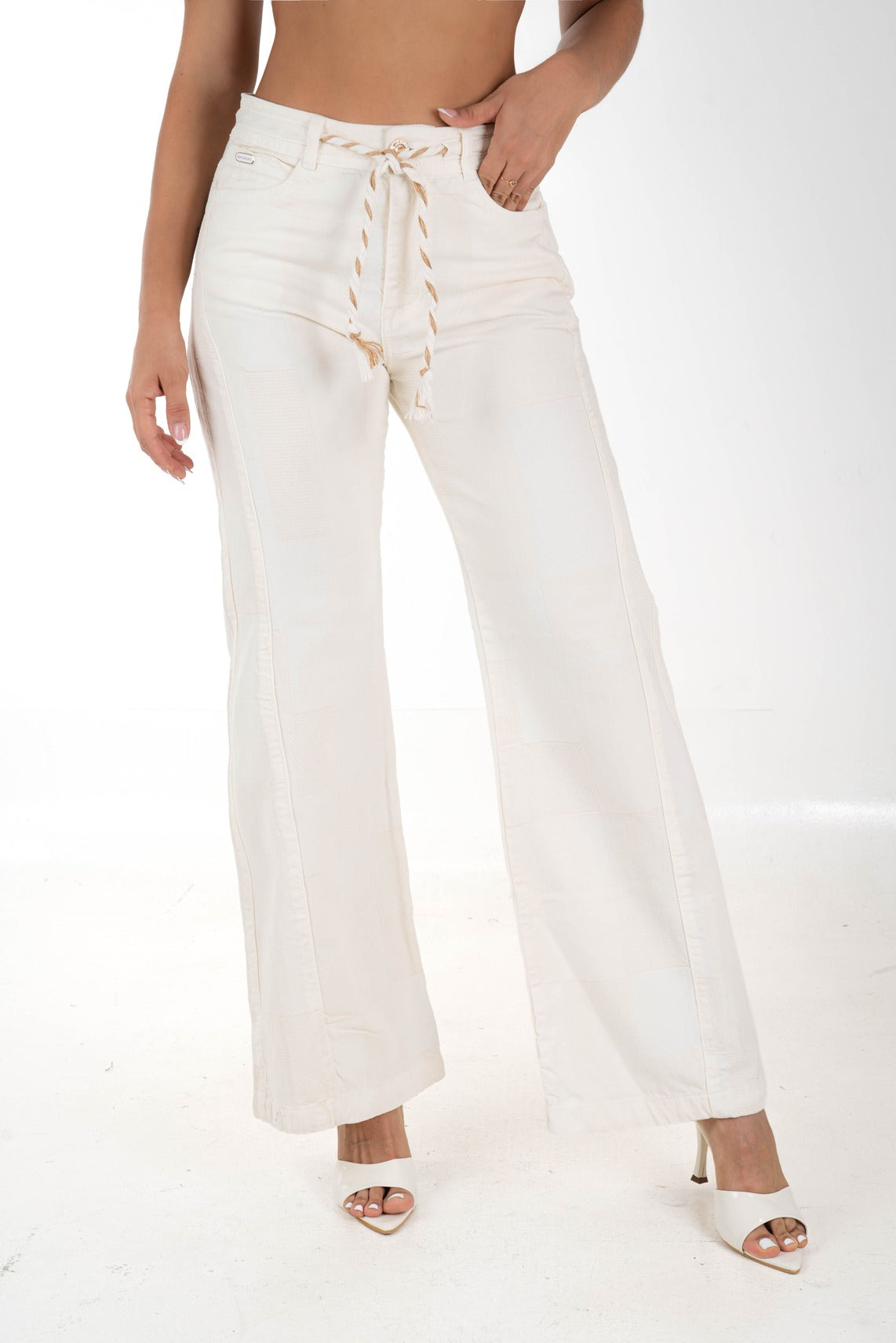 Jean Bota Recta IVORY- Rigido