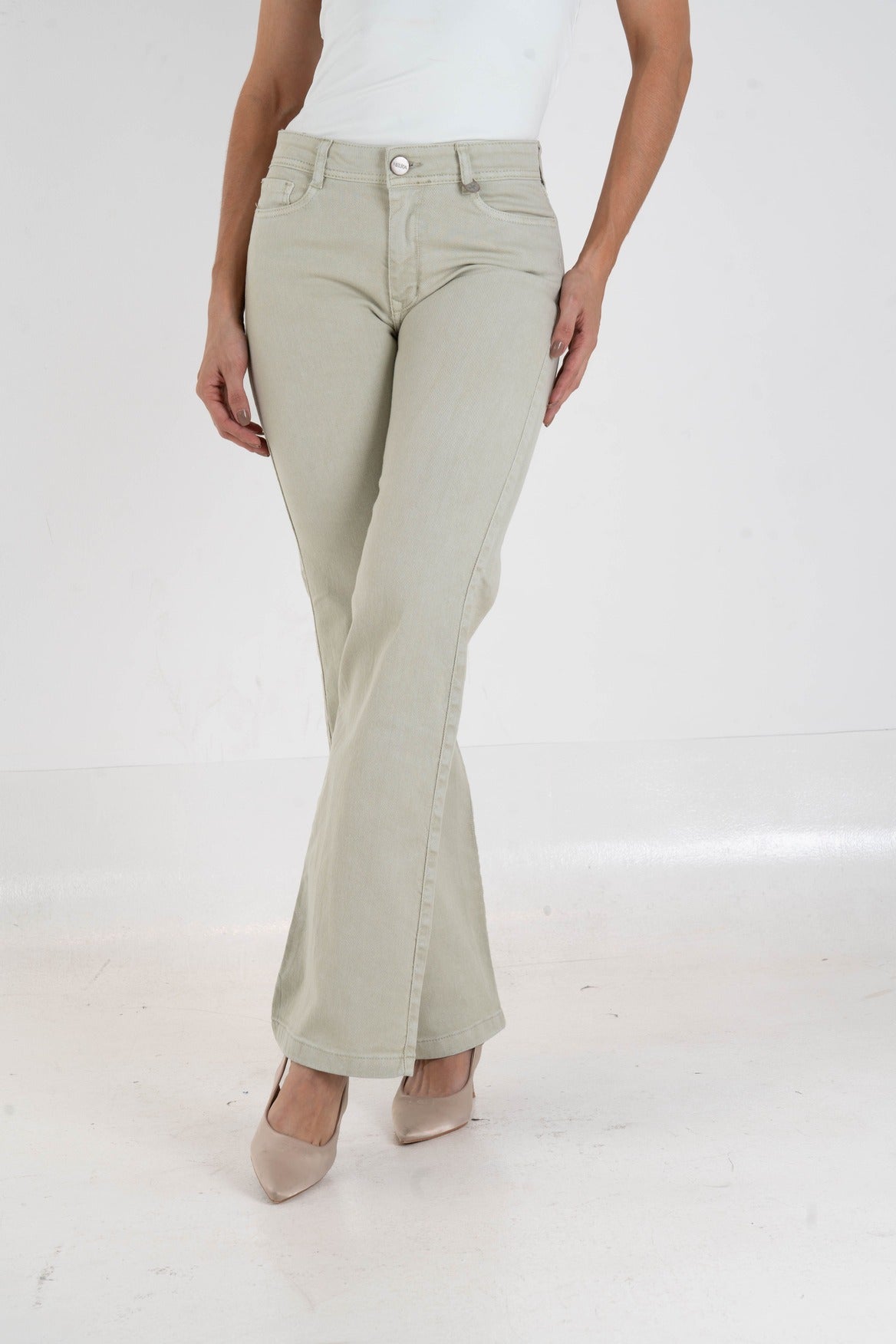 Jean Estilo Recto Verde