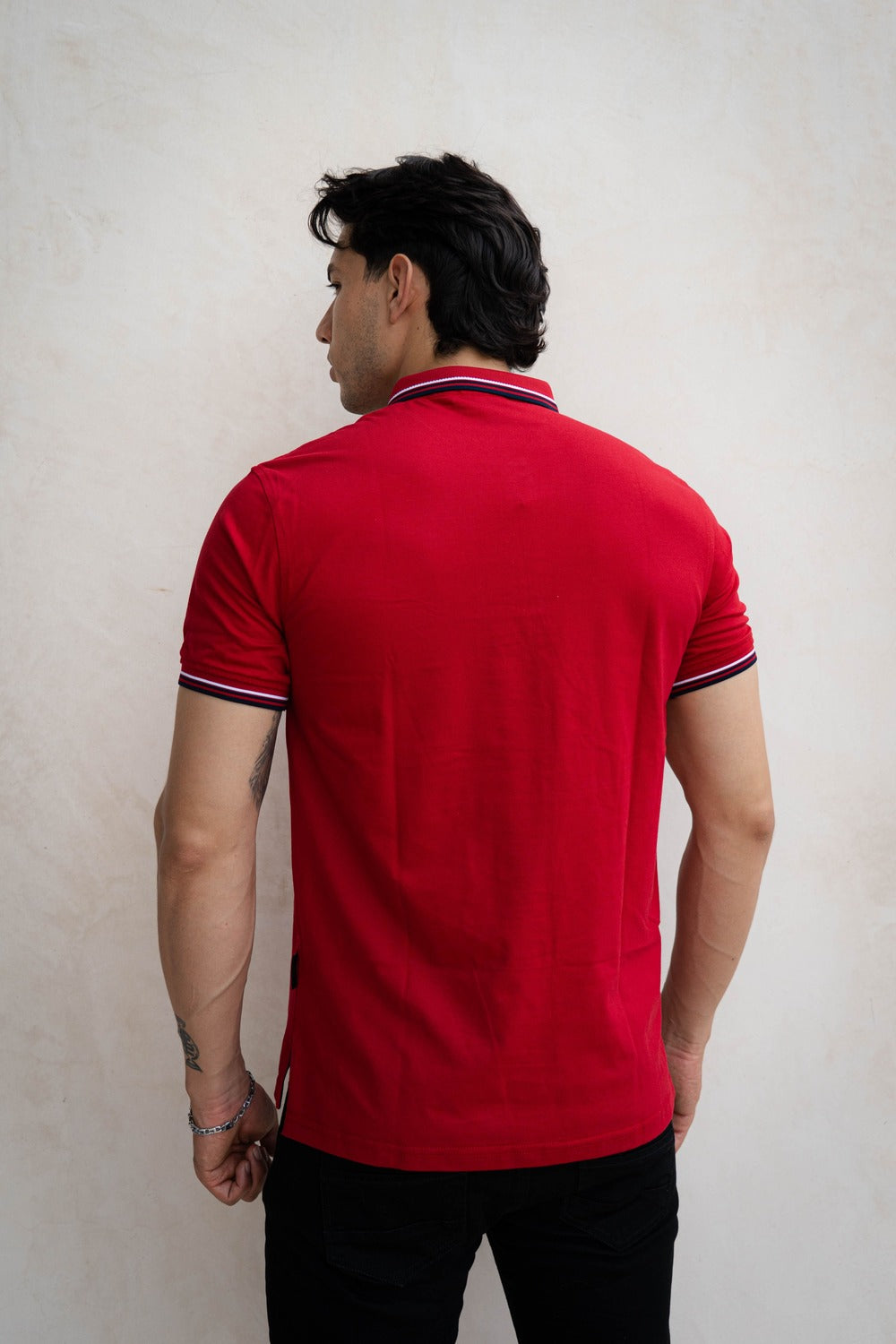 Camisa Tipo Polo Piqué-P001