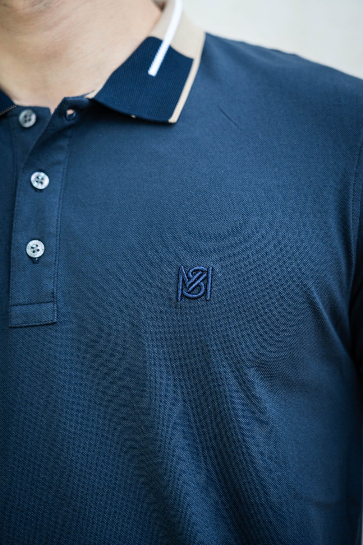 Camisa Polo Cuello Doble tono-P002