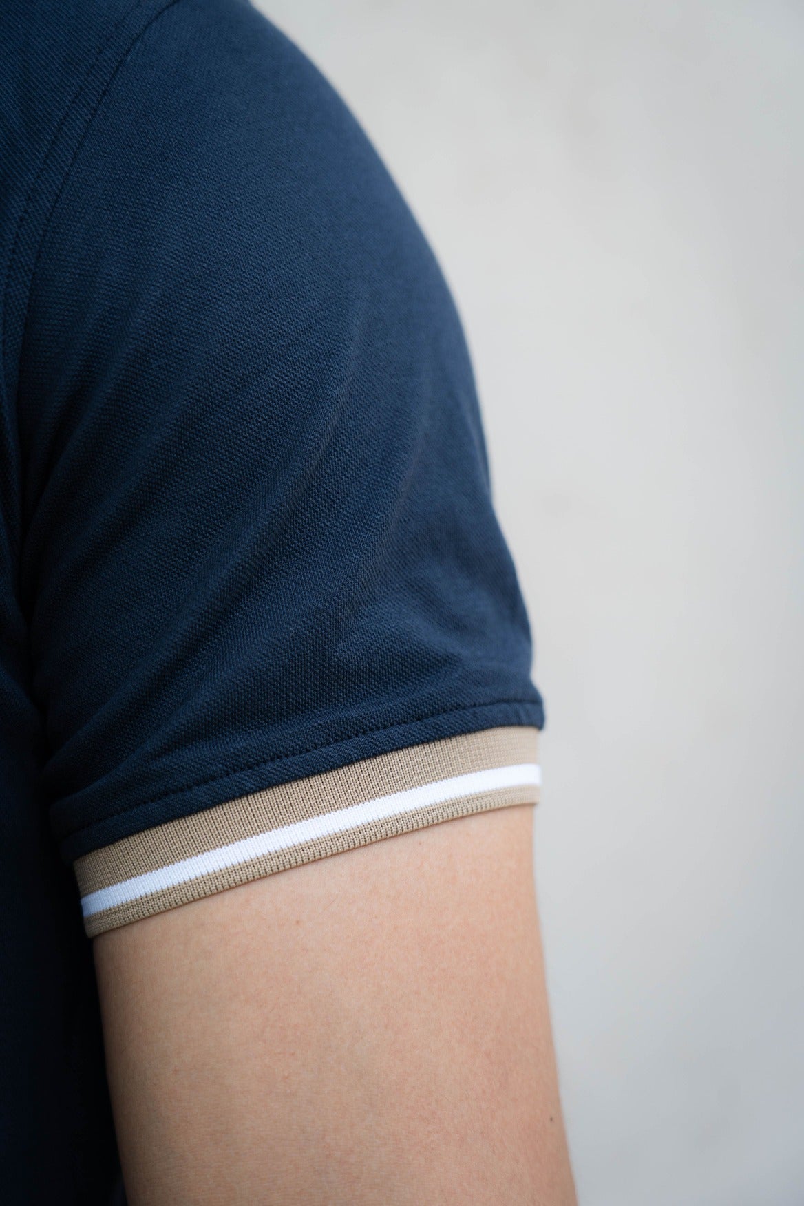 Camisa Polo Cuello Doble tono-P002