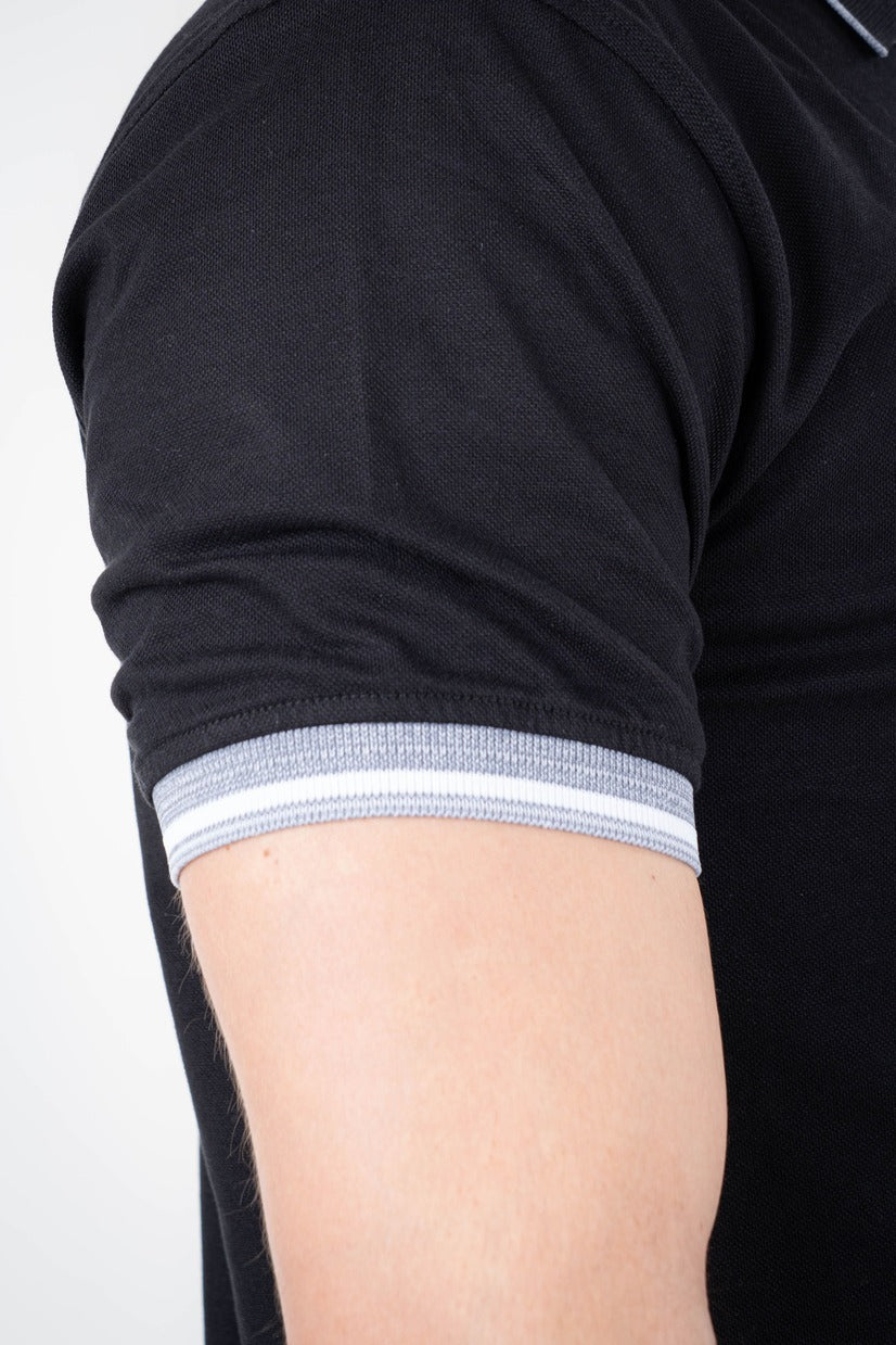 Camisa Polo Cuello Doble tono-P002