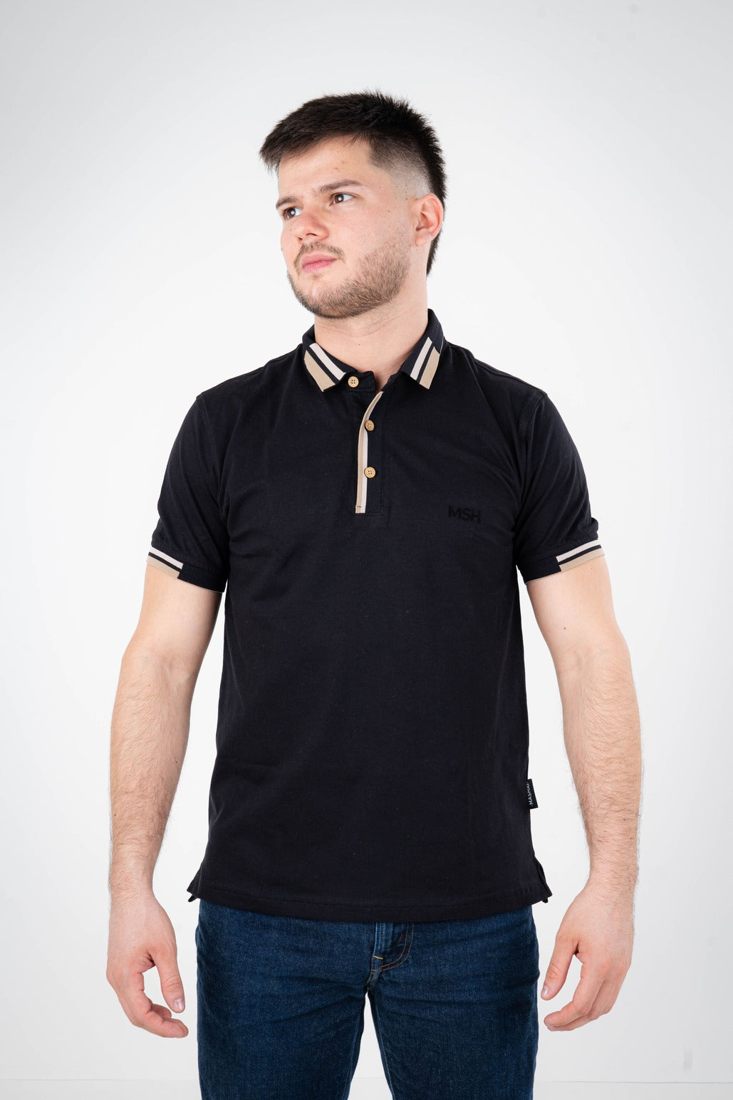 Camisa Tipo Polo Piqué-P006