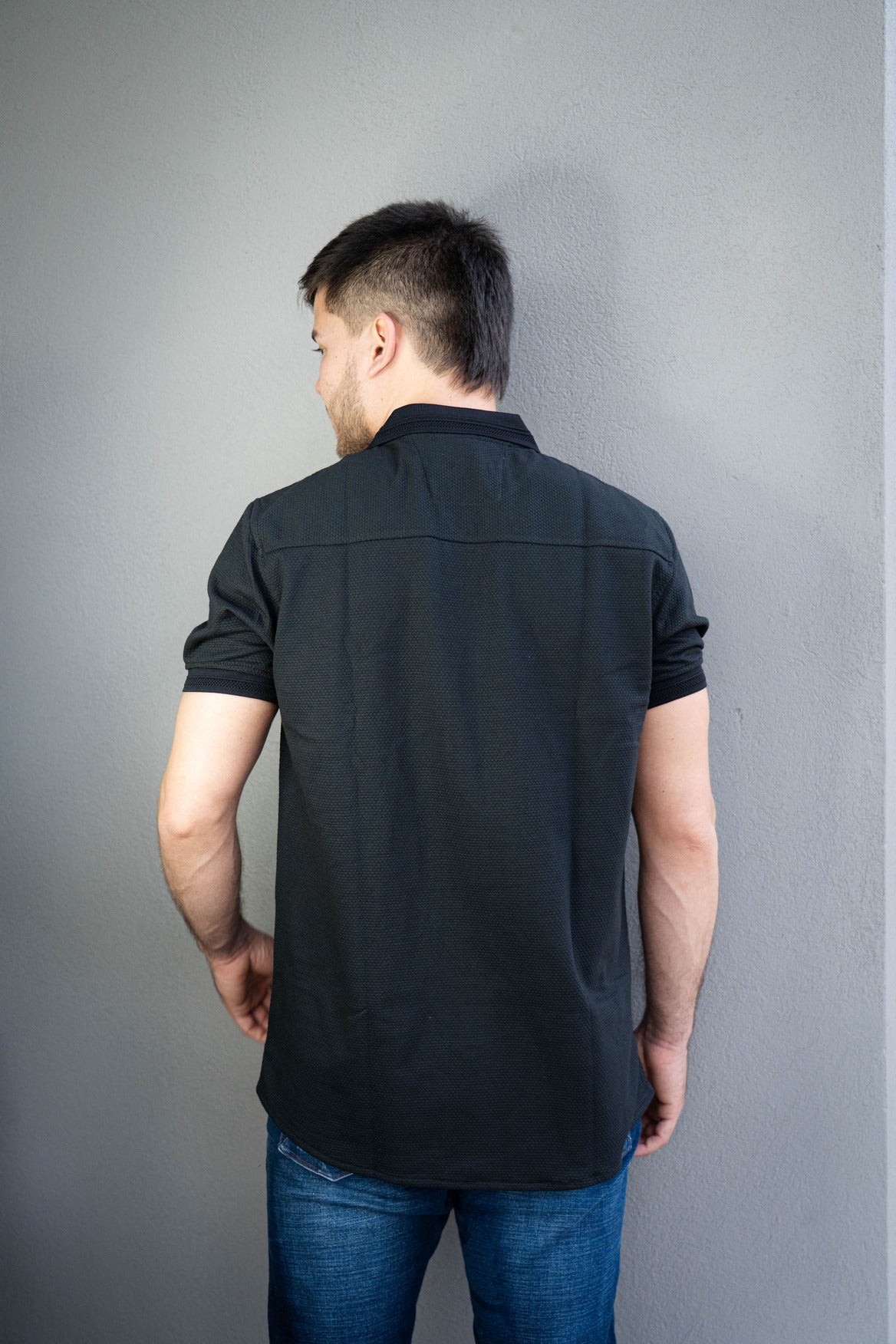 Camisa Con Botones Textura-T003