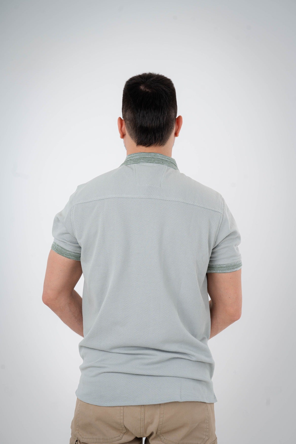 Camisa Con Botones Textura-T003
