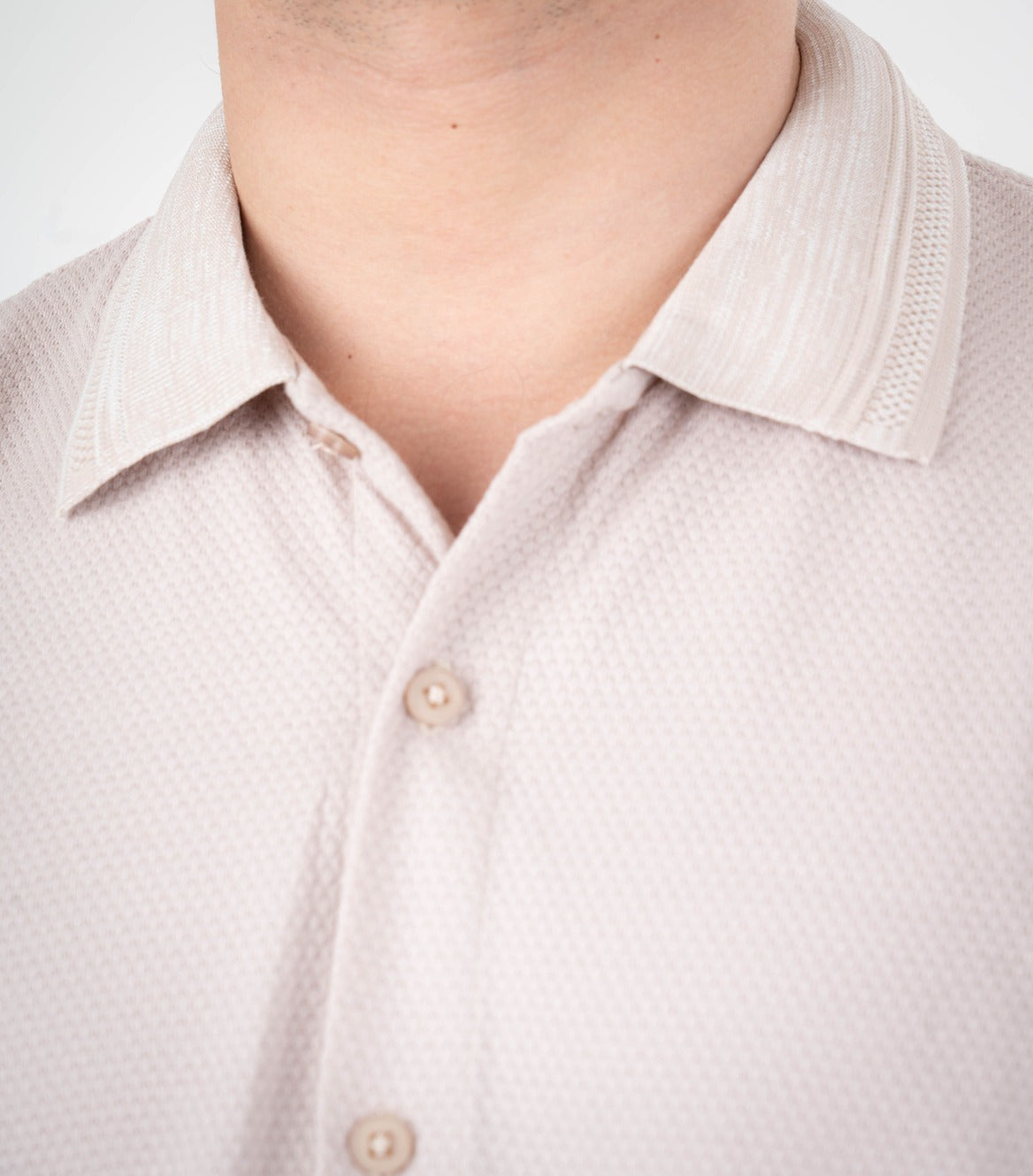 Camisa Con Botones Textura-T003