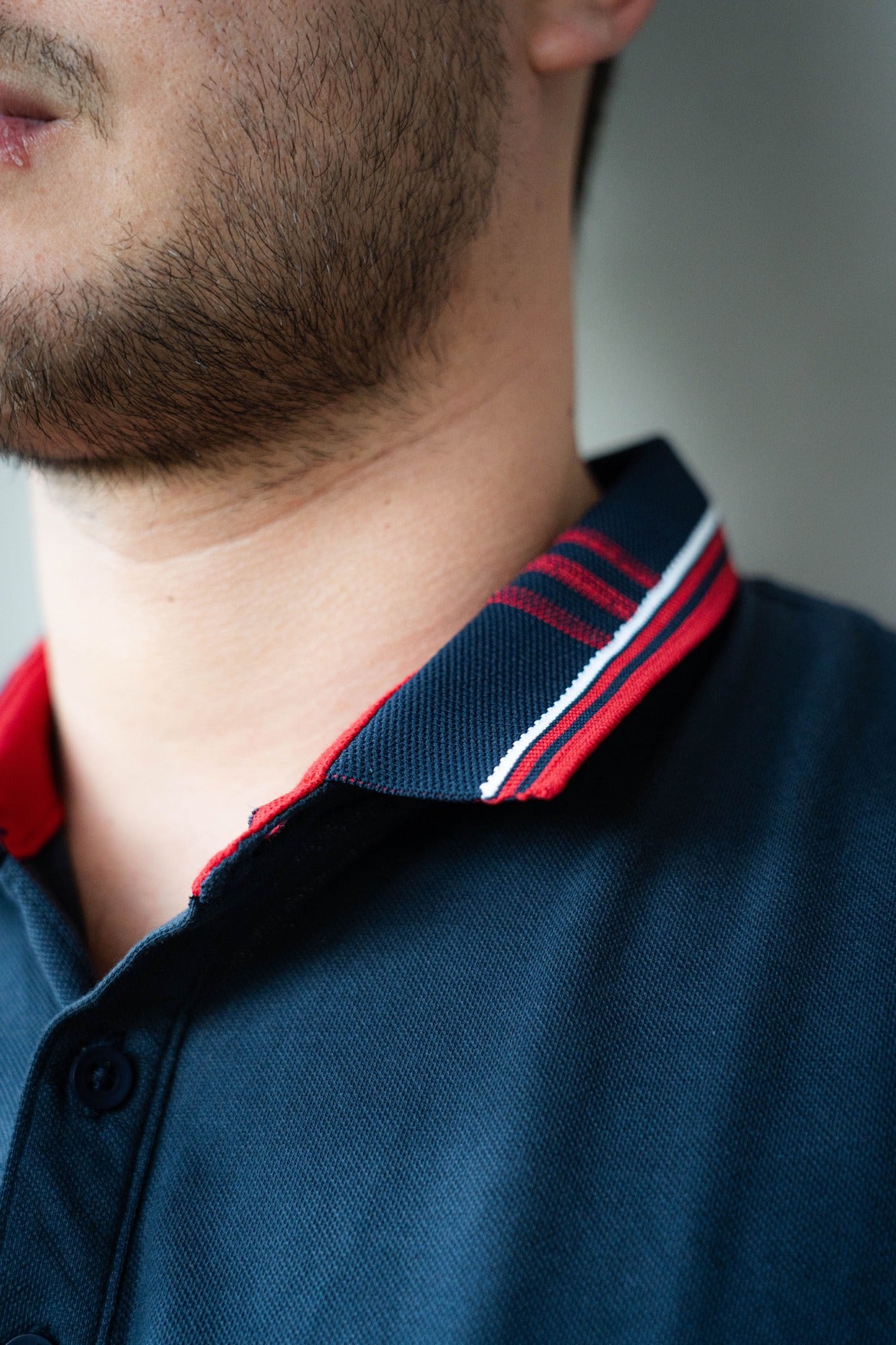 Camisa Tipo Polo Piqué-P001