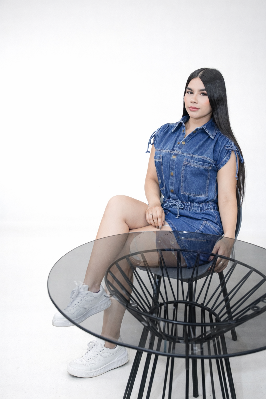 Vestido Denim Daily Chic