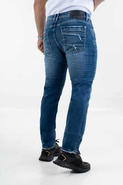 Pantalón Con Rotos Azul-1539