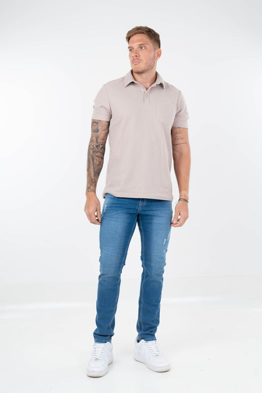Pantalón Regularfit Tono Claro-1600