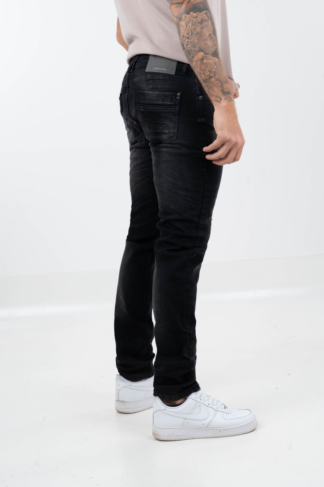 Pantalón clásico Negro-1606