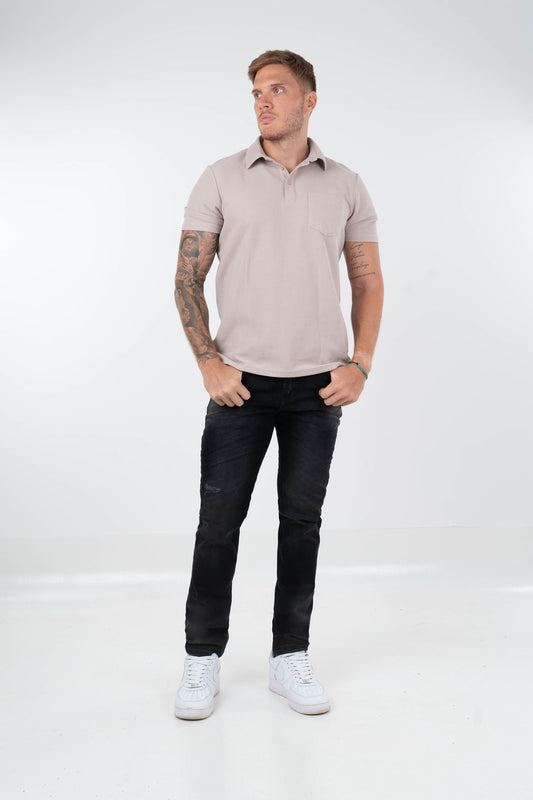 Pantalón clásico Negro-1606