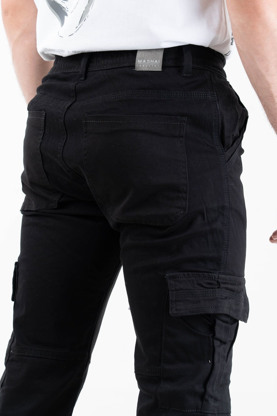 Cargo Negro Urban Denim