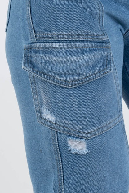 Jean Momfit Azul Medio 5236