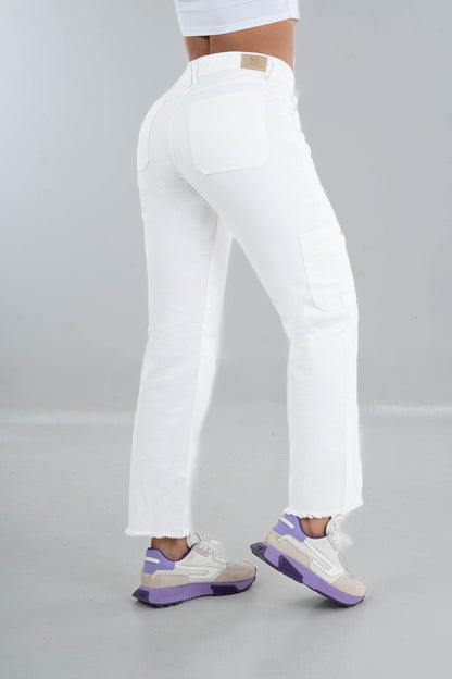 Jean MomFit Blanco 5247