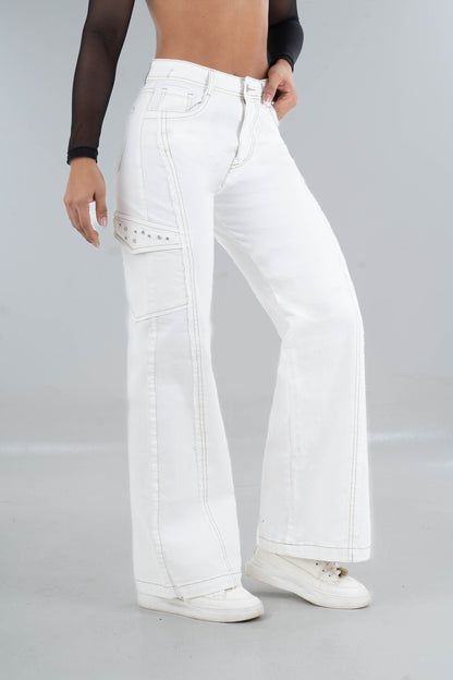 Jean Blanco Cargo 5283
