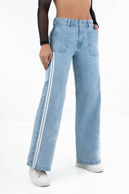 Pantalón claro wide-5286