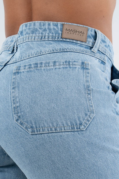 Pantalón claro wide-5286