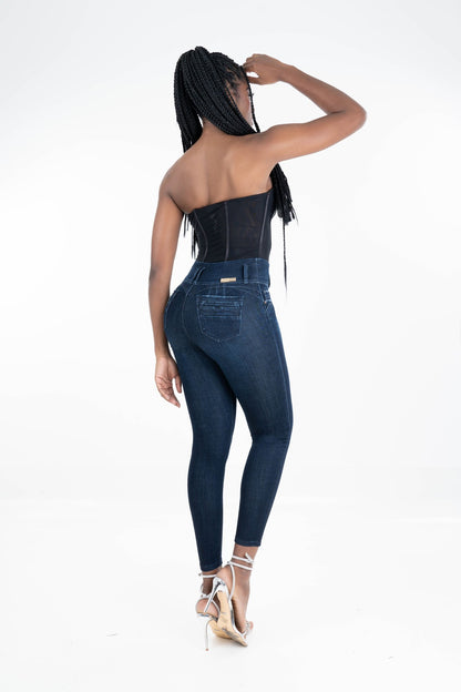 Jean 3 botones Oscuro 5323