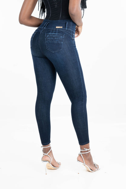 Jean 3 botones Oscuro 5323