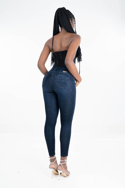 Jean 3 botones Oscuro 5323