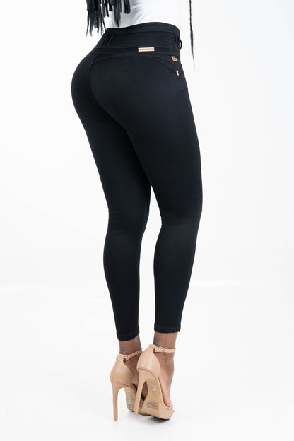 Jean Negro 4 botones -5324