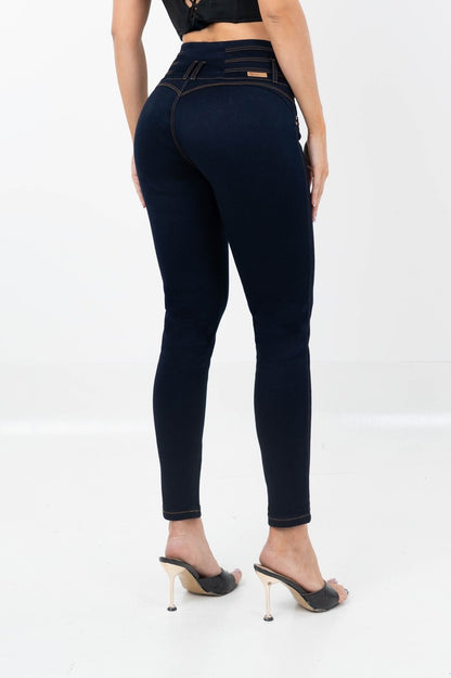 Pantalón 4 Botones Oscuro-5370