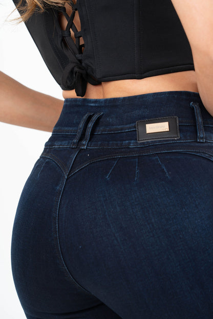 Pantalón Control Abdomen Oscuro-5374