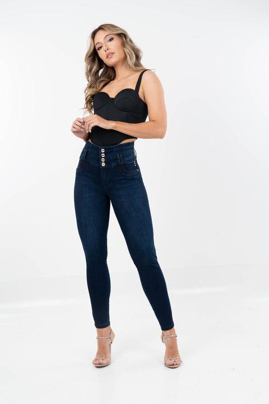 Jean 4 Botones Control Abdomen-5376