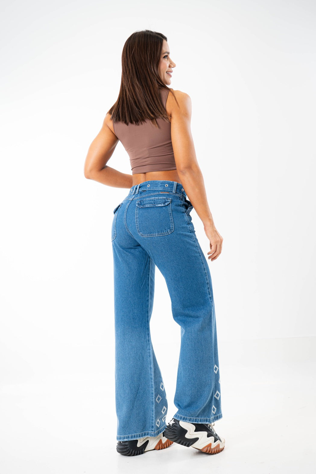 Jean Shine Wide Leg Fit
