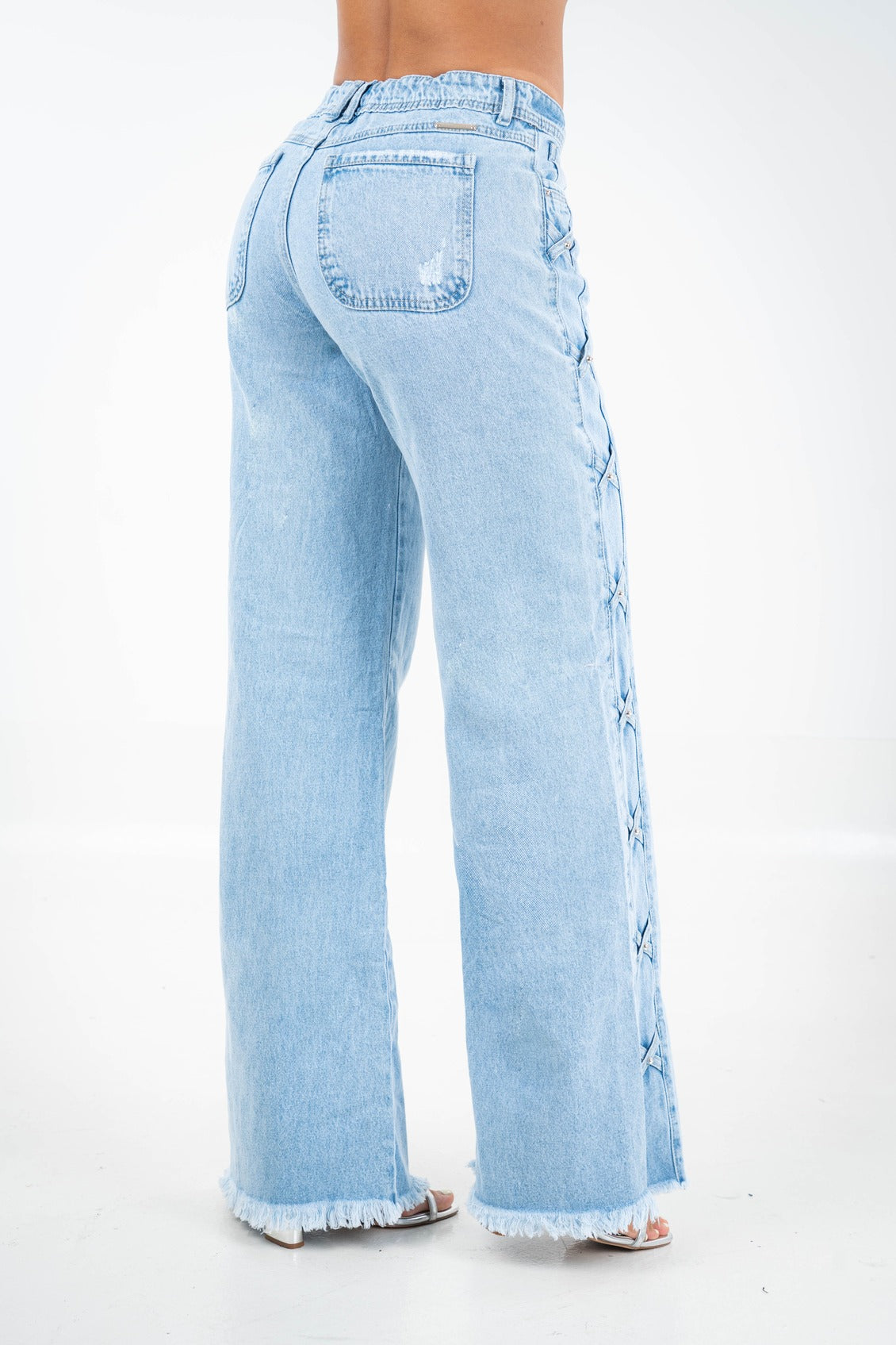 Jean Wide X Shiny Leg