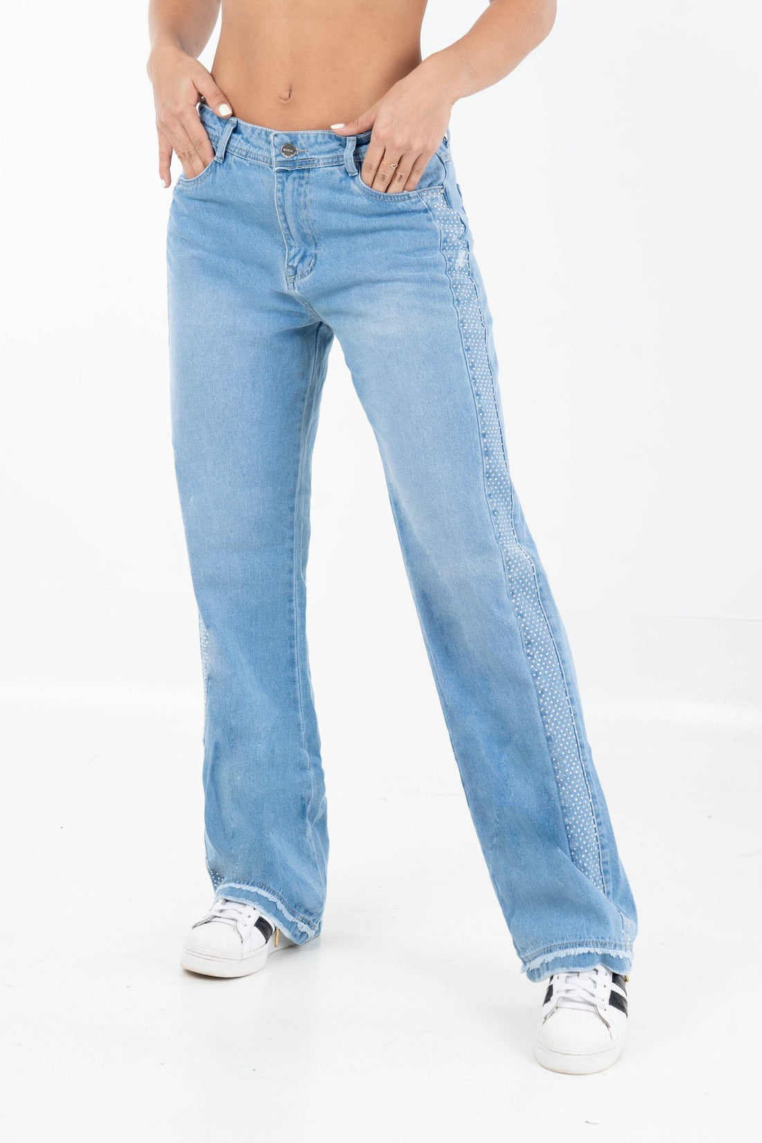 Jean Shiny Wide Leg