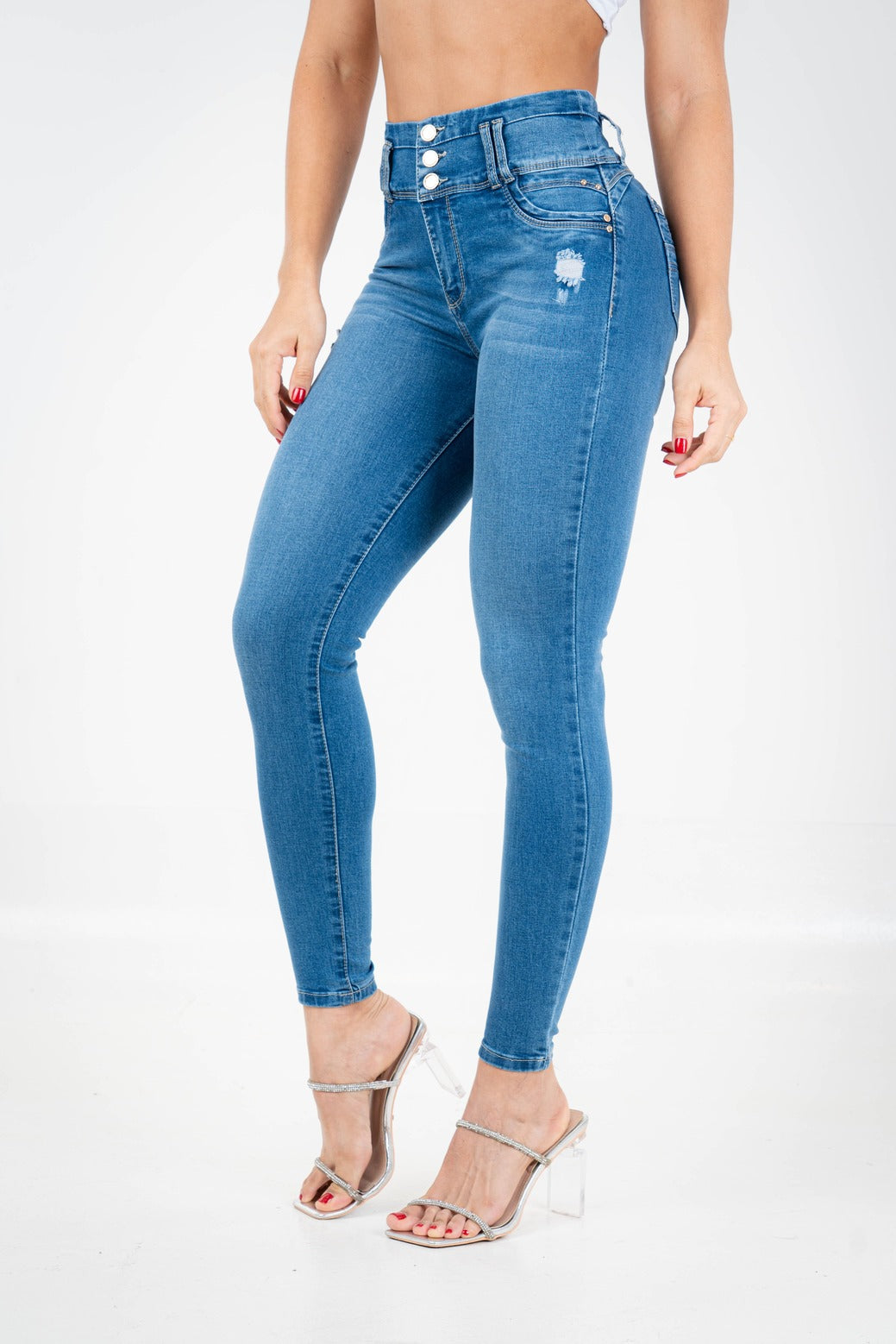 Jean Super Alto Control Abs