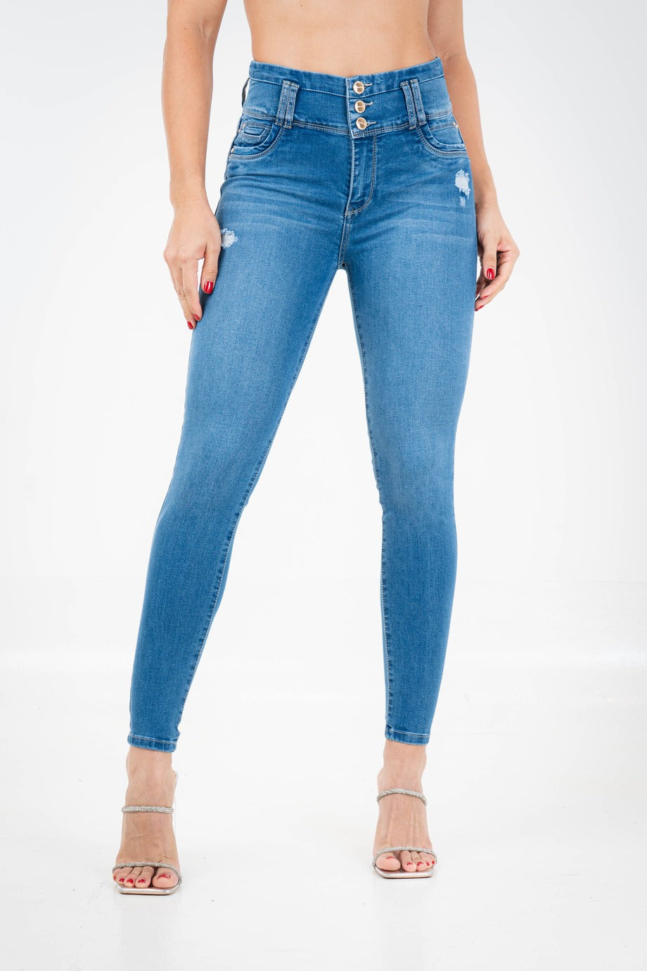 Jean Super Alto Control