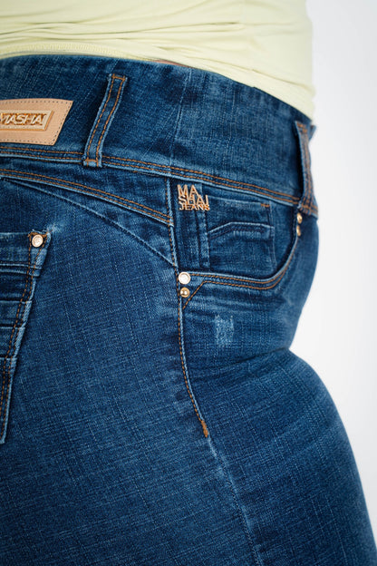 Jean Plus Denim Azul Oscuro