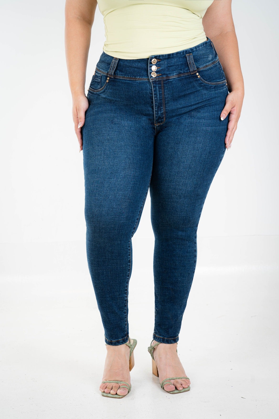 Jean Plus Denim Azul Oscuro