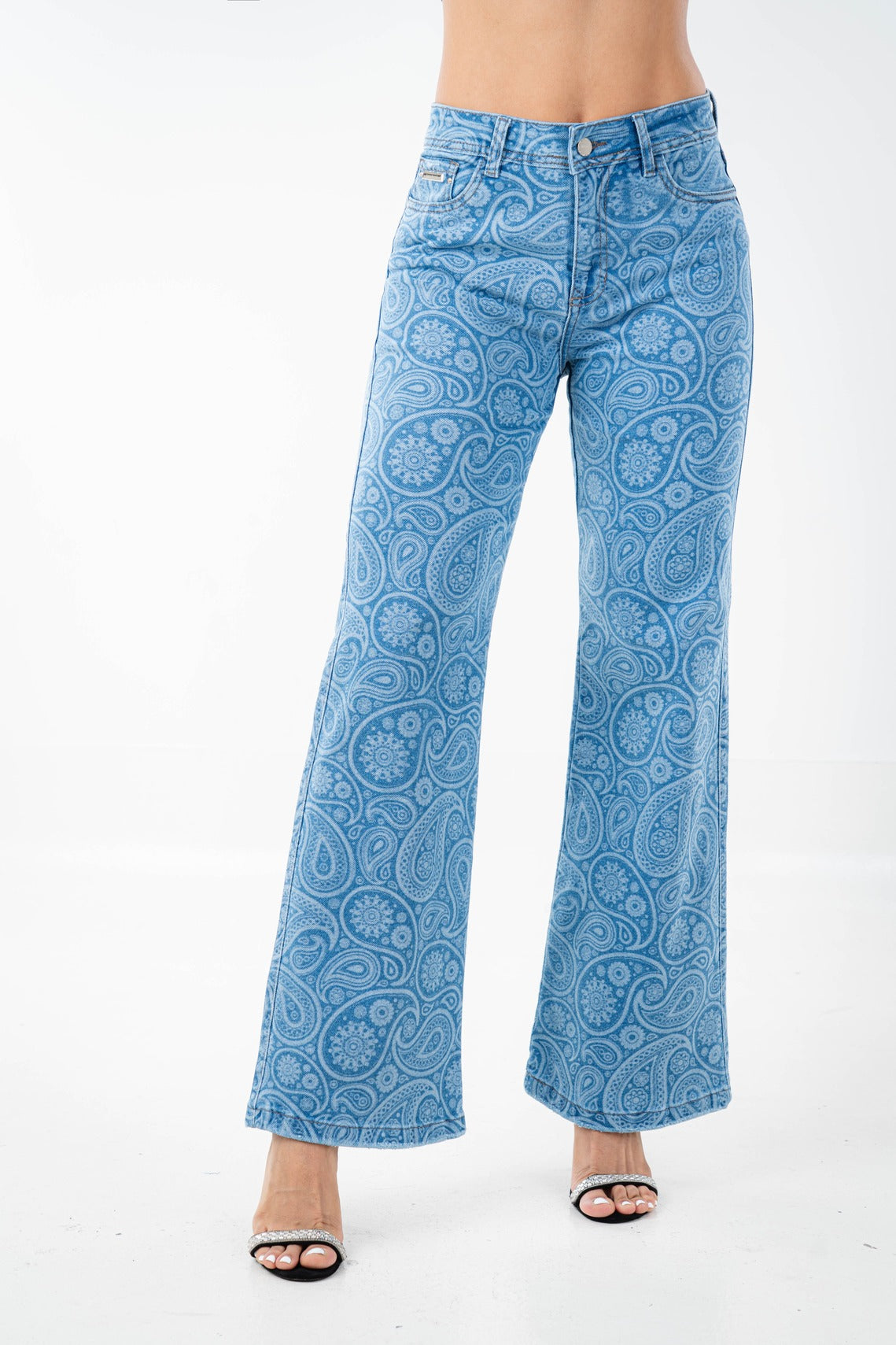 Jean Wide Leg Mandala Premium