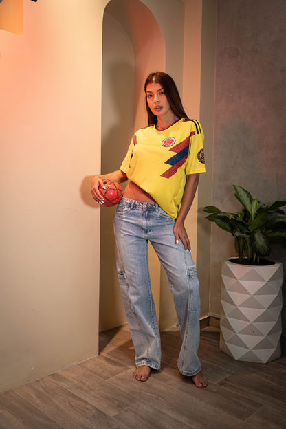 Jean Cargo Denim Estructurado