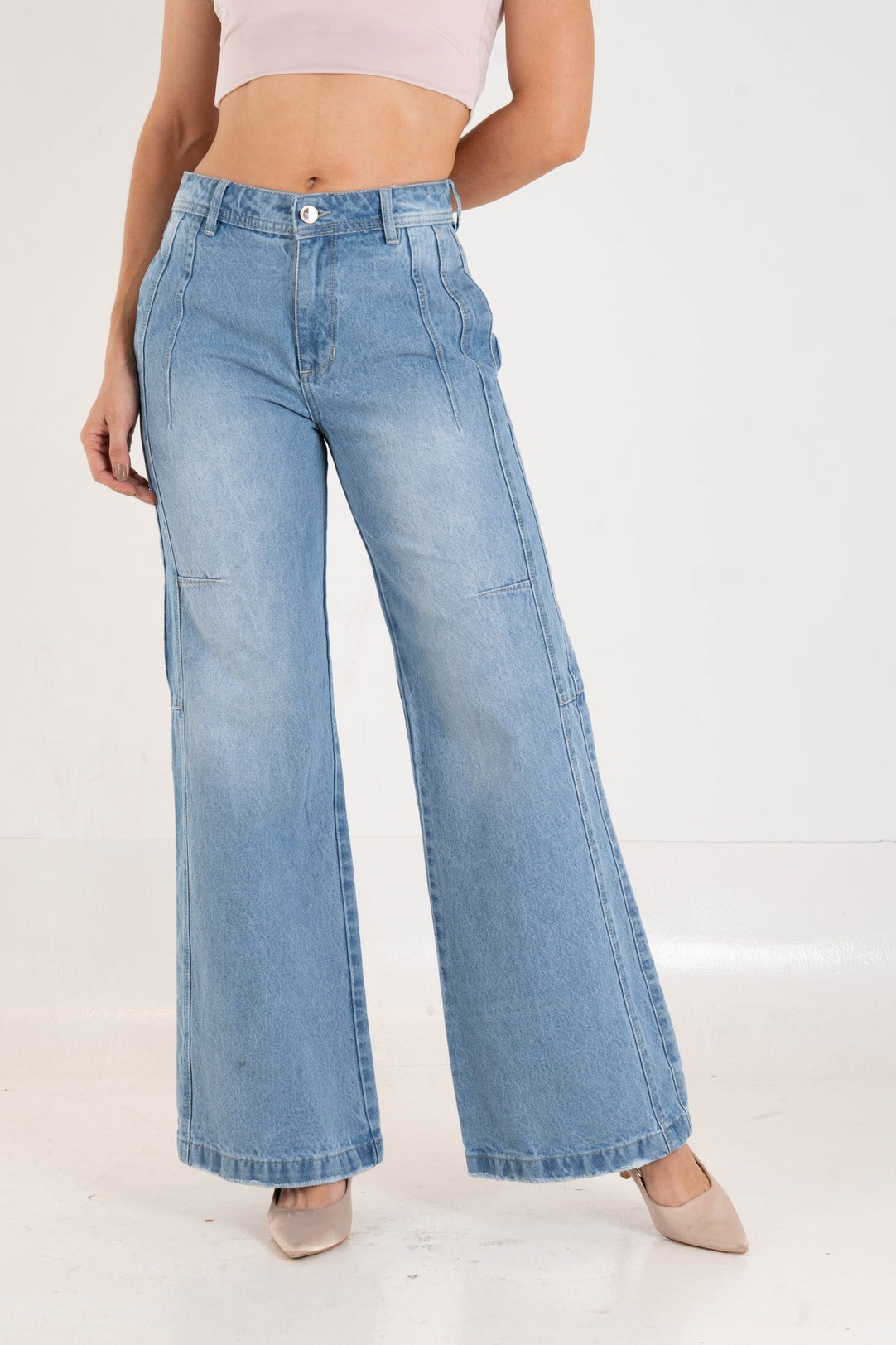 Jean Wide Leg Estilo Minimalista