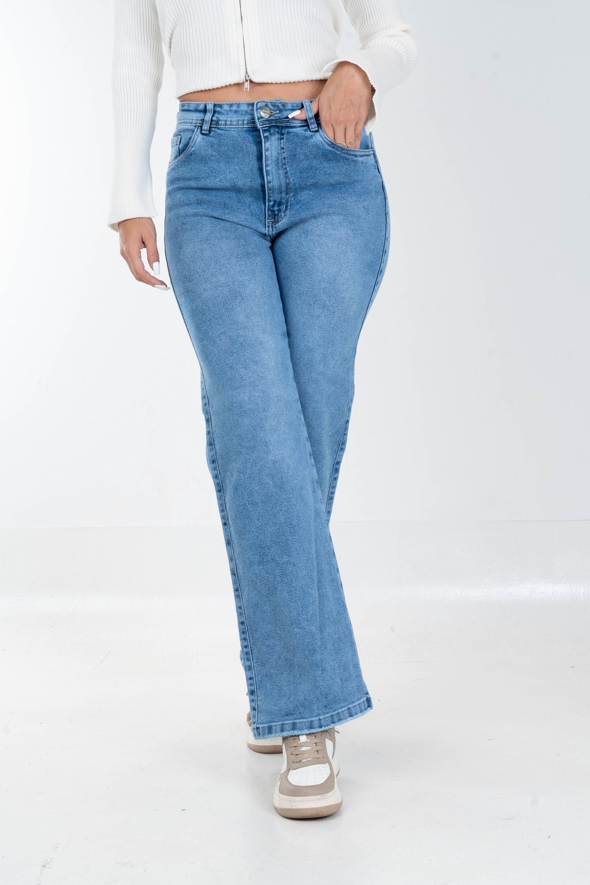 Jean Wide Leg Elegancia Casual