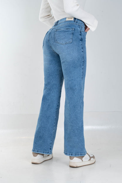 Jean Wide Leg Elegancia Casual