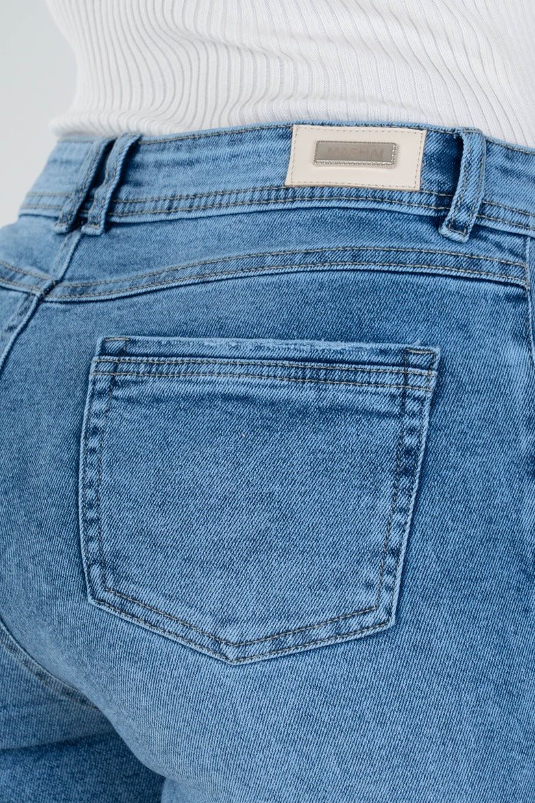 Jean Wide Leg Elegancia Casual