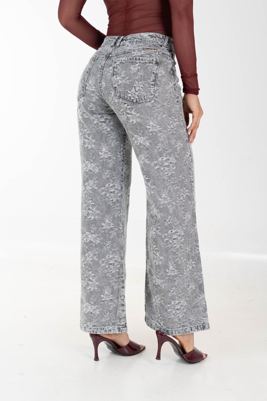 Jean Wide Leg Bruma Rígido